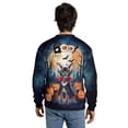 thumbnail image 5 of Happy Halloween Vampire Devon Rex BOO with Pumpkins Fun and Spooky All Over Print 3D Sweatshirt Unisex Merch Cat Lover Kitten Owner Gifts - 00018, 5 of 6