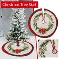thumbnail image 2 of Dmlowu Christmas Decorations Tree Skirt, Non Slip Christmas Tree Skirt, Wrink Proof Exquisite Christmas Tree Skirts for Holiday Party Christmas Decorations(35.4"/90cm), 2 of 9