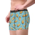 thumbnail image 2 of Logiee Lemon Ice Cream Print Mens Boxer Briefs,Boxer Briefs for Men,Breathable Stretch Underwear,Boys Boxer Briefs-Large, 2 of 5