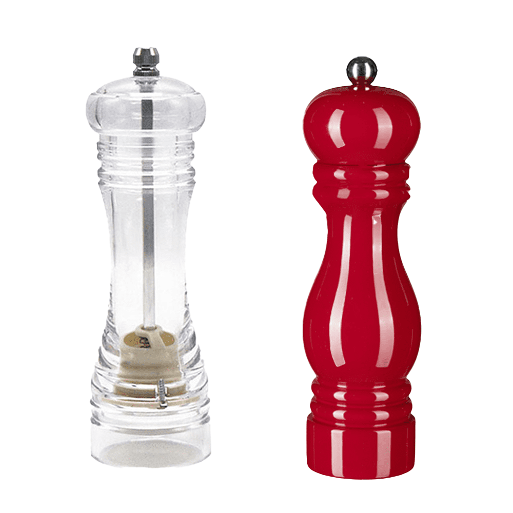 Color pepper mill, prickly ash, coarse salt seasoning, plastic grinder