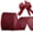 Burgundy, variant on Ribbon 2 inch X 10 Yard Natural Burlap Woven Wired Ribbons DIY Handmade Edging Production Wreath Holiday Decoration Ribbon for Gift Wrapping Ribbons