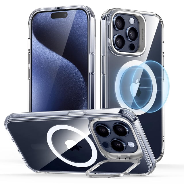 Funda de teléfono ESR para iPhone 15 Pro Max con funda MagSafe Clear