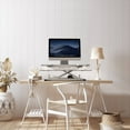 thumbnail image 2 of VersaDesk PowerPro Elite 36" Electric Standing Desk Converter w/ Programmable Switch, USB Port & Mobile APP, White, 2 of 7
