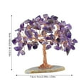 thumbnail image 4 of 2PC Rystal Tree Natural Crystals Stone Base Tree Copper Wire Amethyst Tree Crystals Life Tree Attract Luck Tree For Positive Energy Gemstone Decor Spiritual Gift Meditation Desk Decorations, 4 of 8