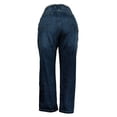 thumbnail image 3 of Denim & Co. Women's Petite Pants 16P Easy Straight Leg Jeans Blue A476973, 3 of 5
