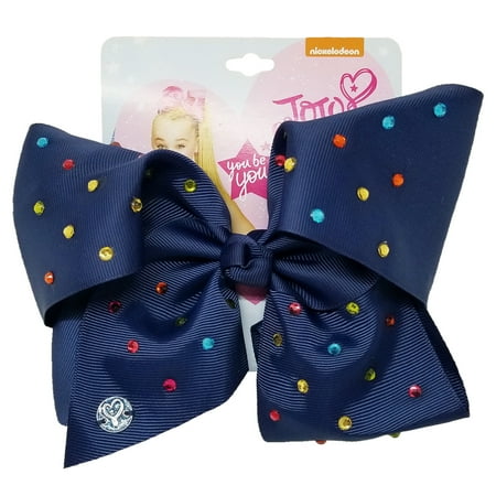 Nickelodeon signature navy w multi stones bow