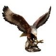 thumbnail image 4 of deevoka Modern Eagle Figurines Collectible Sculpture for Office Decoration Gift 31cmx16.5cmx25.5cm, 4 of 9