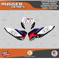 thumbnail image 2 of Kalair GFX Graphics Kit for Ktm Enduro 450EXC Champions Edition (2008-2011) Rugged Series, 2 of 5