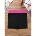 thumbnail image 7 of renvena Girls Kids Gymnastics Dance Sports Shorts Knickers Running Yoga Workout Stretchy Hot Pants, 7 of 7