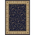thumbnail image 2 of Radici 1599-1554-NAVY Como Rectangular Navy Blue Transitional Italy Area Rug- 2 ft. 2 in. W x 7 ft. 7 in. H, 2 of 2