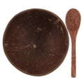 thumbnail image 5 of 1 Set Coconut Shell Cups Hawaiian Theme Party Favors Includes Coconut Bowl Spoon Salad Bowl, 5 of 5