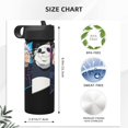 thumbnail image 5 of Bottle Jujutsu Kaisen Insulated Stainless Steel Wide Mouth Water Bottle With Straw, 18oz Portable Leak Proof Drinking Bottle For Outdoor Office Travel School, 5 of 8