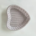 thumbnail image 7 of Qiweii Heart-Shaped Woven Rattan Storage Basket Plastic Wedding Candy Box Jewellery Desktop Organizer for Home, 7 of 7