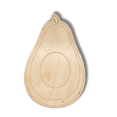 thumbnail image 2 of Unfinished Wood Etched Avocado Shape | Paint By Line Crafts 24" / 1/8", 2 of 2