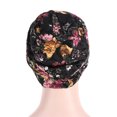 thumbnail image 3 of Bueautybox Ethnic Lace Flower Baggy Beanie Cap Women's Spring Summer Breathable Casual Hat, 3 of 6