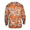 thumbnail image 3 of Badger Sport 4184 Adult Digital Long Sleeve Tee - Orange Digital, 3 of 3