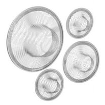 Mesh Kitchen Sink Strainer 4 Pack, 4.3Inch-1PC, 2.8Inch-1PC, 2.1Inch-2PCS, Stainless Steel Mesh Metal Drain Strainer