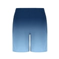 thumbnail image 4 of Zpanxa Kids Swim Shorts Polyester Spandex Print Pattern Breathable Elastic Waistband Five Quarter Pants 7-8 Years, 4 of 6