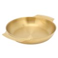 thumbnail image 1 of Paella Pan Stainless Steel, Easy Cleanup Uniform Heating Double Ear Pot Flat Bottom Skillet Pan, for Stoves and Home Gas Ranges Suitable for a Wide Range of Dishes, 1 of 7
