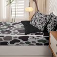 thumbnail image 5 of Homewish Camo Dog Duck Zipper Full Size Comforter Sets with Fitted Sheet and 2 Pillowcases,Brown Green Camouflage Zipper Bedding Set,Black Reversible,4pcs, 5 of 8