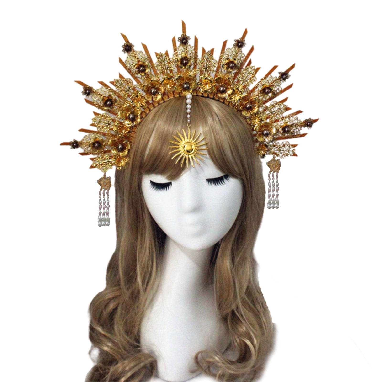 JULYING Cosplay Angel Halo Shaped for Head Hoops for Children Halloween