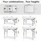 thumbnail image 4 of Small Folding Aluminum Camping Table Picnic for Outdoor Indoor 2Ft, 4 of 5