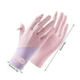 thumbnail image 2 of Women's Full Finger Driving Gloves | Sun Protection UPF 50+ Blocks 99% UV Rays | Touchscreen Compatible | Non-Slip Grip | Thin & Breathable for Cycling, Outdoor Activities | One Size, 2 of 5