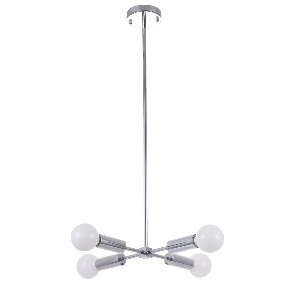 Bethel International Chandelier Chrome Iron