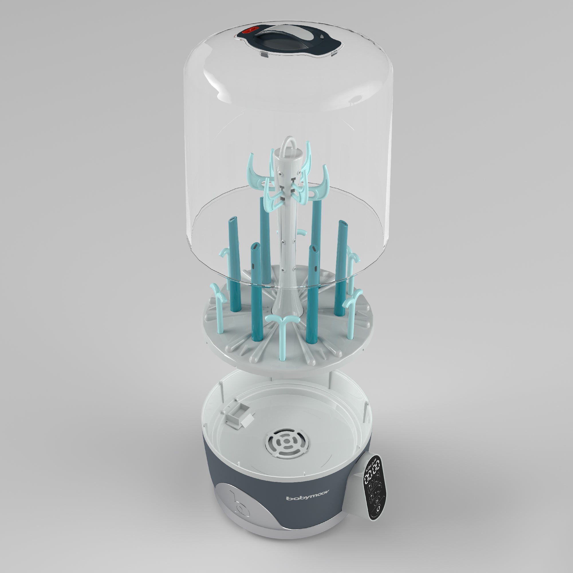 Babymoov Turbo Pure 3-in-1 Steriliser, Dryer & Purified Bottle Storage