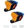 thumbnail image 1 of Acrylic Hat Display Organizer, Wall Mount Hat Rack, 2-Pack, Holds 14 Baseball or Cowboy Caps (Black), 1 of 7
