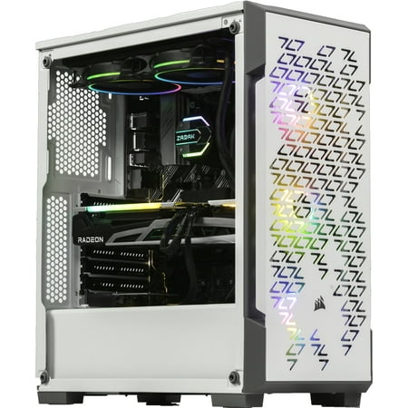 Velztorm Azcia Custom Built Powerful Gaming Desktop PC White (AMD Ryzen 7 - 5800X 8-Core, RAM, , Radeon RX 6800 XT, Wifi, 2xUSB 3.1, 4xUSB 3.0, 1xHDMI, 1 Display Port (DP))