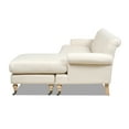 thumbnail image 4 of Jennifer Taylor Home Alana 88" Lawson L-Shape Reversible Living Room Sectional Sofa, Light Beige, 4 of 11
