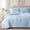Light Blue, variant on Lipa Queen Size Comforter Set,5-Piece Bed in a Bag,All Season Bedding Set,Ruched Design,Comforter,Pillowcases and Shams,Beige