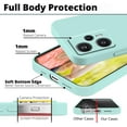 thumbnail image 5 of Compatible with Poco F5 Case for Women Men, Ultra Slim Xiaomi Poco F5 Phone Case Silicone Liquid Soft Shockproof Anti-Scratch Protective Cases (Light Cyan), 5 of 14