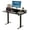 Black, variant on Electric Standing Desk 45 inch, Height Adjustable Computer Table, 2 Tier Sit Stand Workstation, Home Office Desk - Black