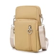 thumbnail image 2 of XUANYI-Crossbody Wallet Phone Bag For Women Mini Shoulder Arm Bag Cell Phone Purse Compatible For Iphone/Samsung Galaxy (Beige), 2 of 7