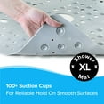 thumbnail image 6 of SlipX Solutions 27 x 27 Extra Large Square Shower Mat in Gray, 6 of 8