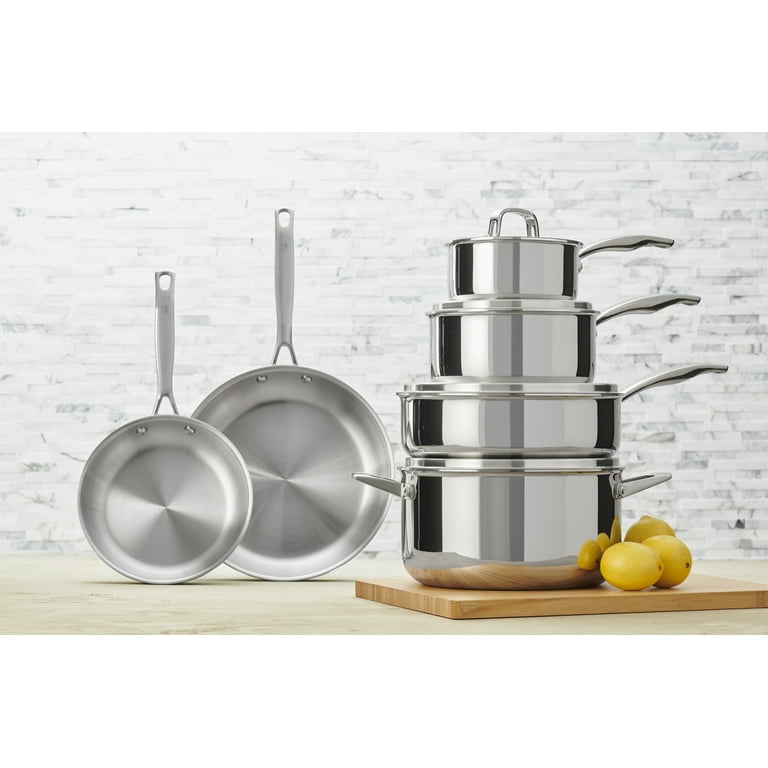 J.A. Henckels International 10-Piece RealClad Tri-ply Stainless