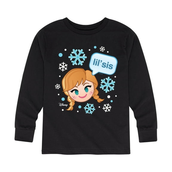 Disney Emoji - Sis Lil Anna - Toddler And Youth Long Sleeve Graphic T-Shirt