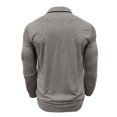 thumbnail image 5 of Long Sleeve Polo Shirt for Men Cotton Blend Heavyweight Polo Breathable Slim Fit Casual Shirts Weekend Gathering, 5 of 7