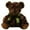 b, variante sur DEBGFS Fluffuns Ours en Peluche Mignon Ours en Peluche Animaux en Peluche en Hauteur Brun Foncé Doré Blanc,b,30cm