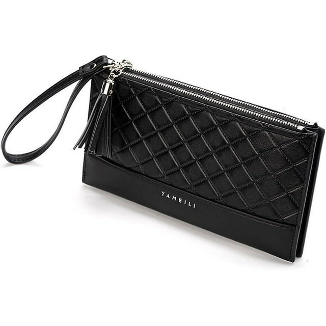 Sailing Porte Feuille Feminin, Porte-Monnaie Femme Grand, Portefeuille Femme Cuir, Portefeuilles et Porte-Cartes Femme, Portefeuille Noir