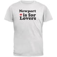 thumbnail image 1 of Newport Is For Lovers White Adult T-Shirt, 1 of 1