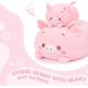 thumbnail image 4 of 8 inch Cute Pink Pig Plush Stuffed Animal Cylindrical Body Pillow,Super Soft Cartoon Hugging Toy Gifts for Bedding, Kids Sleeping Kawaii Pillow, 4 of 4