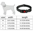 thumbnail image 3 of KBOOK Reflective Dog Collar for Small Medium Large Dogs Adjustable Dog Collars with Locking Buckle(Red,L), 3 of 7