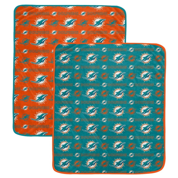 Pegasus Miami Dolphins 60- x 70- Home & Away Two-Piece Blanket Set