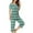 Mint Green womens sets, variant on ABPWLY Pjs Sets for Women Lounge Sets for Women Button up Short Sleeve Top and Pocket Capris 2 Piece Sets Fashion Striped Print Homewear Pajamas Outfits Womens Workout Sets