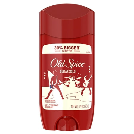Old Spice Antiperspirant and Deodorant for Men Guitar Solo, 3.4 oz.