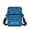 Blue Elephant Geometric Print, variant on Uourmeti Halloween Ghost Pumpkin Pattern Zipper Closed Crossbody Bag, Polyester Crossbody Bags Portable Crossbody Purse for Shopping Travel