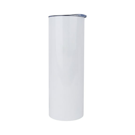 Muka 20 oz. Sublimation Stainless Steel Skinny Tumbler, White Tumbler